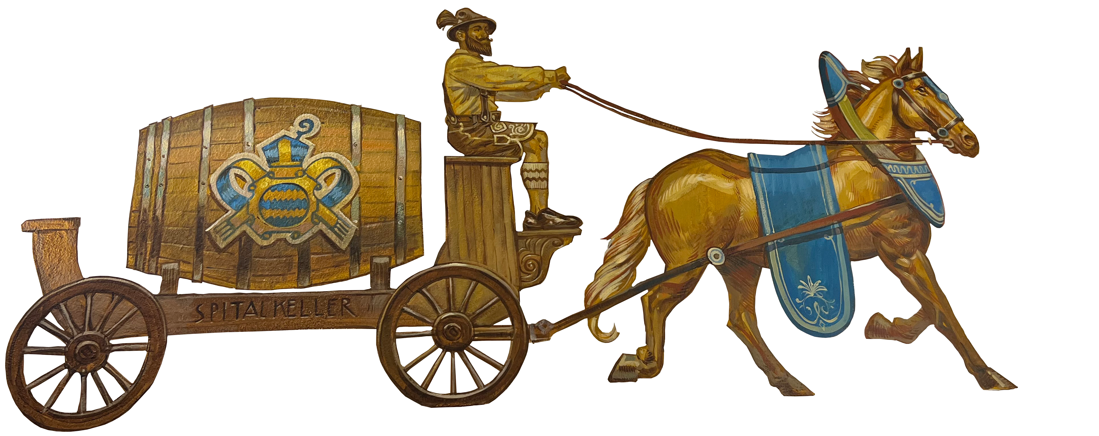 Fasskutsche der Spitalbrauerei